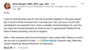 Maybe you would like to learn more about one of these? New Features To Give And Get Help From Your Community Official Linkedin Blog
