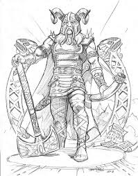 Medieval viking 8 coloring pages. Norse Mythology Gods And Goddesses Printable Coloring Pages