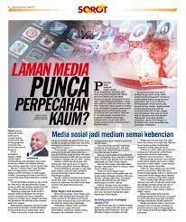 Propaganda perkauman di media sosial. Isu Perkauman Mengenal Pasti Punca Perpecahan Kaum