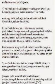 Berdosa bagi suami jika menahan nafkah kepada orang di bawah tanggungannya. Nafkah Thoughts Education Life