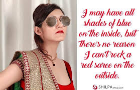 51 Red Saree Captions For Instagram Pics You Ll Totally Love In 2020 Red Saree Instagram Captions Saree Quotes