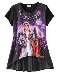 Disney D Signed Puppy Love Carlos High Low Tee Girls 7 16 Clothes Design Clothes Shirts For Girls