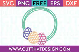 Download Free Svg Easter Egg Monogram Frame Design 1 Cut That Design