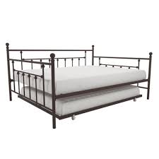 Shop joss & main for stylish queen bed with trundle to match your unique tastes and budget. Milan Queen Daybed And Full Trundle Set Bronze Room Joy Target