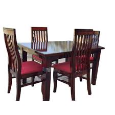 Check out our dining table selection for the very best in unique or custom, handmade pieces from our kitchen & dining tables shops. Assam Teak Wood 4 Seater Wooden Dining Table Set Rs 10000 Set A M Enterprises Id 22036632012