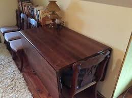 9 piece solid cherry dining room table, chairs and hutch. Dining Room Table And Chairs Antique Cherry Wood Ebay