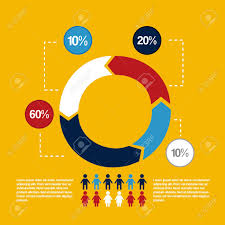 statistics data chart infographic people elements demographic