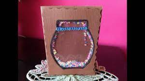 I love glitter, as many of you may know by now, and i've always thought about making my own glitter cardstock. Diy Greeting Card How To Make A Glitter Greeting Card Tutorial Youtube