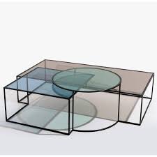 Geometrik Coffee Table Contemporary Architectural Steel Coffee Table In 2021 Coffee Table Steel Coffee Table Glass Furniture