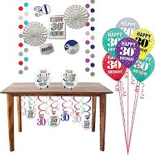 From balloons and banners to tableware and birthday cakes, personalise the event to ensure a thirtieth birthday party you'll never forget. 30th Birthday Decorations Party City
