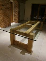 A wide range of prices, styles and finishes. Bespoke Table With Glass Top Handmade Oak Dining Tables By Makers Wood Table Design Glass Top Dining Table Wood Table Diy