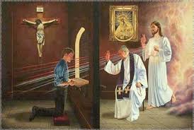 Resultado de imagen para sacerdotes confesando