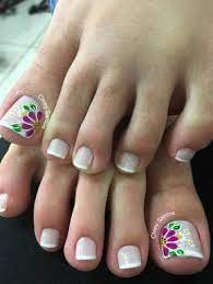 Modelos de unas pintadas sencillas de mariquitas. Disenos De Hermosas Unas Decoradas Unasdecoradasfrancesa Pretty Toe Nails Toe Nail Designs Toe Nail Color