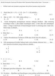 Maybe you would like to learn more about one of these? Pretest Soal Matematika Kelas 9 Semester 1 Jawabanku Id