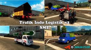 Trafik Indo Logistik Smt 2 V2 0 By Jalu Ets2 Mods Euro Truck Simulator 2 Mods Ets2 Trucks Maps