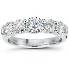 25th Wedding Anniversary Ring Wedding Anniversary Rings Favorite Engagement Rings Three Stone Diamond Rings Engagement