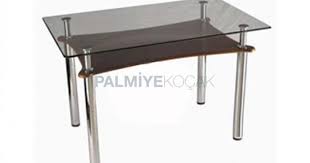 Krom Boru Ayakli Cam Masa Cam Masa Masa Ic Mekan