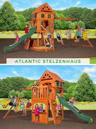 Atlantic Stelzenhauser Inkl Schaukels Pfahlbau Schaukel Garten Stelzenhaus Mit Schaukel