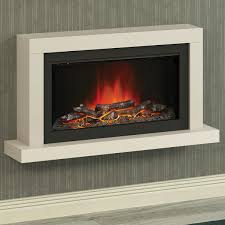 Wall mount electric fireplace with thermostat. Be Modern Elyce Wall Mounted Electric Fireplace Suite Flames Co Uk