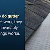 Similar to foam inserts, gutter brushes occupy the gutters. 1