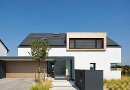 Neubau Eines Einfamilienwohnhauses Mit Doppelgarage In 2020 Doppelgarage Architektur Haus Hanglage