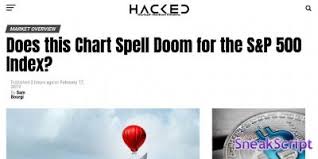 Does This Chart Spell Doom For The S P 500 Index