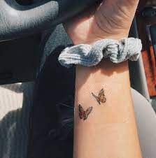 Naomi Hghguy Hjghg Tiny Butterfly Tattoo Neck Tattoo Dainty Tattoos