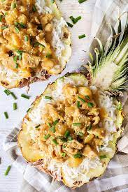 In another small bowl, mix arrowroot powder (or corn starch) into the cold vegetable stock. Teriyaki Chicken Pineapple Bowls Yummy Addiction