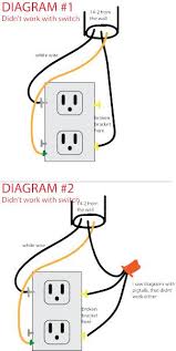 If you wish to switch only the top receptacle break the hot tab on the receptacle and connect supply black to the bottom. Wiring A Disposal Outlet With Switch Doityourself Com Community Forums
