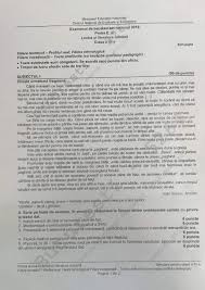 Simulare bac 2019 subiecte română. Ce Subiecte Au Picat La Simulare Bac Limba RomanÄƒ 2019