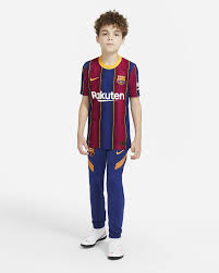Site officiel du fc barcelone. Futbolnoe Dzhersi Dlya Shkolnikov Iz Domashnej Formy Fk Barselona 2020 21 Vapor Match Nike Ru