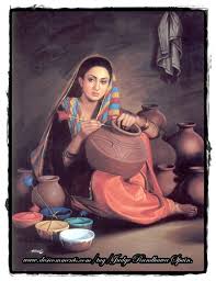 24 x 36 inches 18 x 24 inches 42 x 36 inches (on request i can paint this subject in other sizes. 8 Housewife Ideas Indian Art Indian Art Paintings Indian Paintings