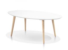 Steven Couchtisch Oval Mit Eiche Beine Weiss Couchtisch Oval Couchtisch Wohnzimmertische