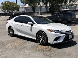 2018 Toyota Camry Sitting On Vossen 20x9 Hf2 With Images Toyota Camry Camry Toyota Cars