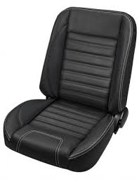 Sport Pro Classic Complete Universal Low Back Bucket Seats 1 Pair Truck Interior Seating Back Seat