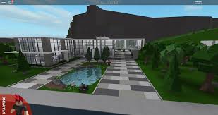 This mansion costs 202k (with water) or 183k (without water), it's 35×16, with 8 bedrooms & 5.5 bathrooms, requires advanced placement, multiple stories, large plot gamepasses, and takes 4 to 5 hours. Vvince68 On Twitter This Is My Modern House Build In Bloxburg Value 555 171 5 Bedrooms 8 Bathrooms And 3 Half Bathrooms Total Of 11 2 Kitchens I Ll Tweet Some More Images