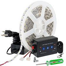 White Led Strip Lighting Kit 5m Under Cabinet Led Tape Light Wireless Rf Controller 150 Lm Ft Led Tape Lighting Led Strip Lighting Strip Lighting