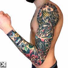 Pablo De On Instagram Pablo De Tattoolifestyle Livorno Livorn Traditional Tattoo Traditional Tattoo Sleeve Traditional Tattoo Sleeve Filler