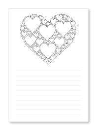 (linienblatt veralt.), die fraktion (ortsteil. Briefpapier Liebesbrief Herzen Kostenlos Ausdrucken