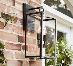 Manor Glass Iron Sconce Outdoor Sconces Porch Lighting Exterior Lighting