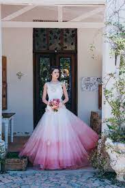 Ombre Pink Wedding Dress Wedding Dresses Pink Ombre Pastel Wedding Inspiration Dress Dr Pink Wedding Dresses Dip Dye Wedding Dress Pastel Wedding Dresses