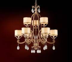 Corbett Lighting Roma Collection Nine Light Chandelier Contemporary Glass Chandelier Candle Chandelier Pink Chandelier