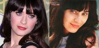 Zooey deschanel's character, jess, rocked her trademark curtain bangs throughout the entire run of new girl. Photo Zooey Deschanel Without Makeup Bare Face Makeup Free