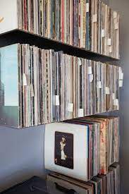 Floating Vinyl Record Shelves By Zimmmetalworks On Etsy Vinyl Record Shelf Record Shelf Vinyl Record Storage