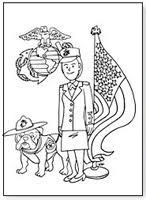 More than 14,000 coloring pages. Military Coloring Card For A Usmc Mom Cards4heroes Com Llc