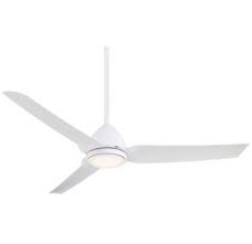 How do modern ceiling fans function in a décor? Minkaaire F753l Whf Flat White Java 54 3 Blade Indoor Outdoor Led Ceiling Fan With Remote Included Ceiling Fan Ceiling Fans Without Lights Led Ceiling Fan