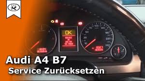 Choose a audi a4 (b7) version from the list below to get information about engine specs, horsepower, co2 emissions, fuel consumption, dimensions, tires size, weight and many other facts. Audi A4 B7 Servic Zurucksetzen Reset Oil Service Light Vitjawolf Tutoria L Hd Youtube