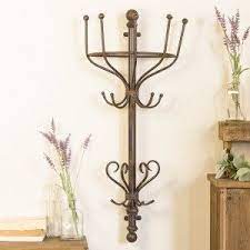 Wall Mounted Coat Hanger Victorian Farmhouse Wall Mounted Coat Rack Coat Rack Rustic Vintage Decor