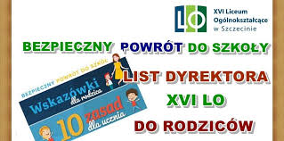 May 17, 2021 · w uzasadnieniu do projektu rozporządzenia napisano, że od 31 maja planowany jest powrót do szkół wszystkich uczniów i słuchaczy w mury placówek edukacyjnych na zasadach obowiązujących. Bezpieczny Powrot Komunikat Dyrektora Xvi Lo Xvi Liceum Ogolnoksztalcace