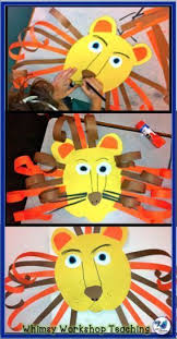 Lion Craft To End Our Study Of Africa Http Whimsyworkshop Blogspot Ca Lion Craft Safari Crafts Preschool Art